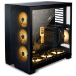 Carcasa LIAN LI 011 DYNAMIC EVO, RGB, Mid Tower, Black - imagine 3