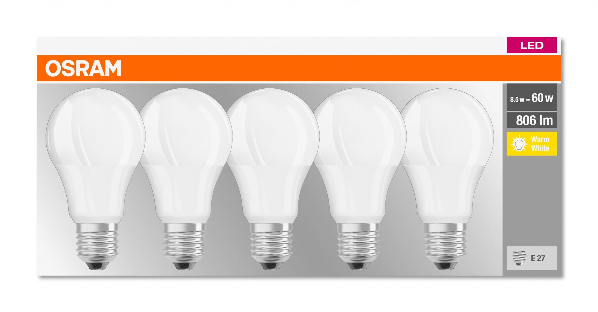 overlay_3cd711f1248e7bacbbae32b685e6f31c.jpg 5 Becuri LED Osram Base Classic A, E27, 8.5W (60W), - imagine 1