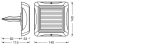 Lampa LED solara Ledvance ENDURA Square, 1.2W, 60 lm, lumina - imagine 5