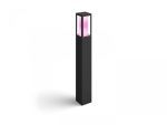 Stalp LED RGB pentru exterior Philips Hue Impress, 2x8W (2x49W),