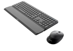 Kit Wireless tastatura si mouse Philips SPT6607B/00, taste numerice, negru - imagine 3