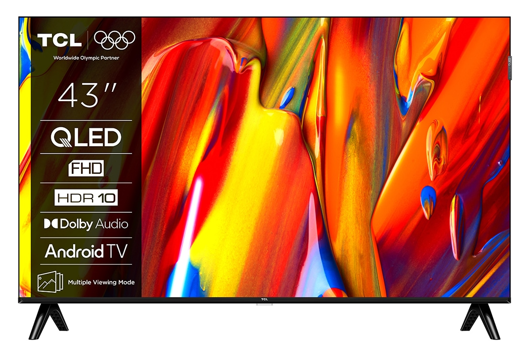 overlay_3df91f7072efcf50319381840a10297b.png Televizor TCL QLED 43S59K, 108 cm, Smart Android TV, FHD - imagine 1