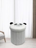 Taburet figurina urs Panda cu capac detasabil, 30x37.5 cm - imagine 2