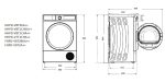 Uscator de rufe HEINNER HHPD-V8T1CHSA++, 8 kg, Clasa: E, Argintiu - imagine 2