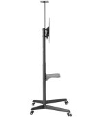 Stand podea mobil/fix Neomounts FL50-550BL1; pentru display-uri cu diagonale 37"-70", - imagine 4