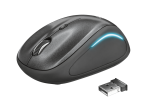 Mouse Wireless Trust Yvi FX, 1600 dpi, negru