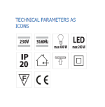 Senzor de miscare aplicat IR Vivalux ROGER, 230V, IP20, Ø76x20.2mm, - imagine 3