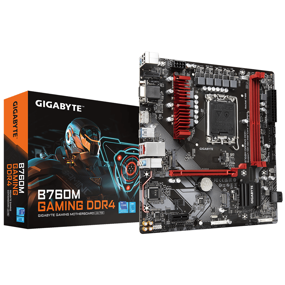 overlay_40ebe8f1bcb959cc09460f63c76317e8.png Placa de baza Gigabyte B760M GAMING, Socket 1700, DDR4, Micro-ATX - imagine 1