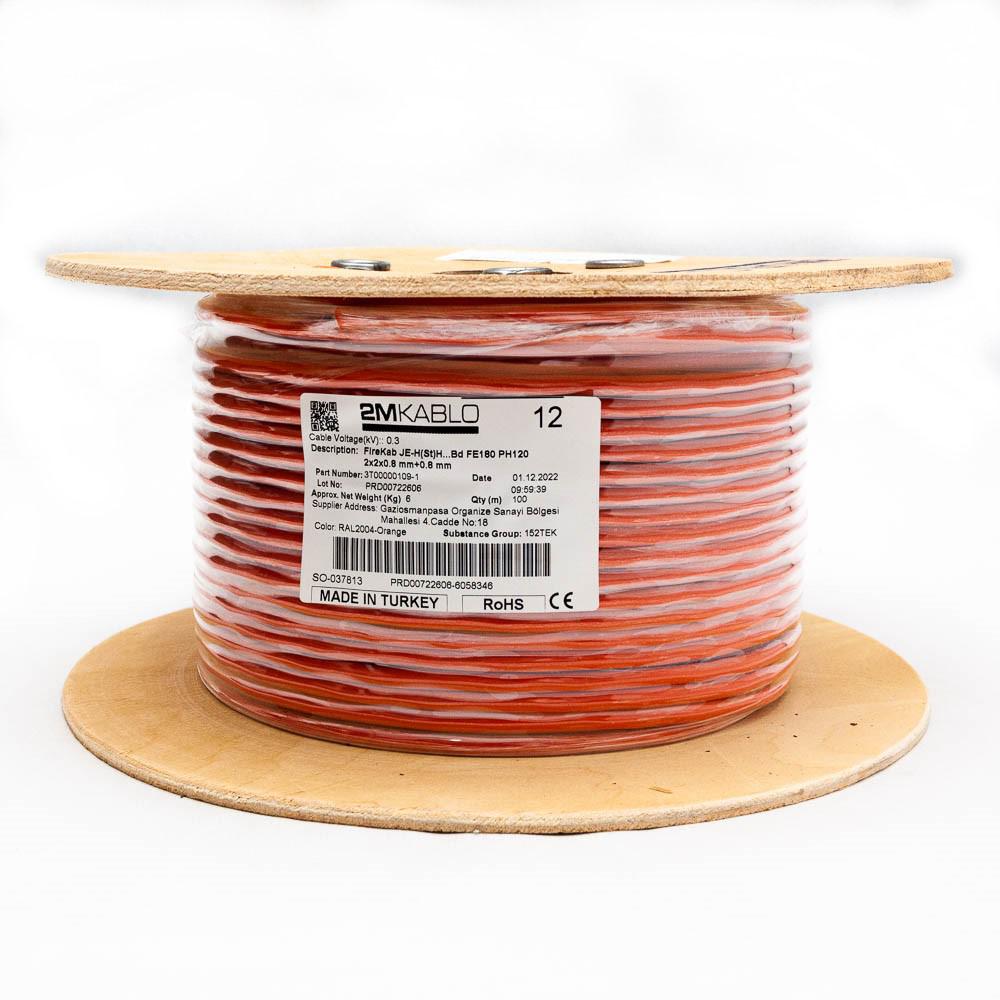 overlay_40edf8fdfcef57bb9dc6a8b972c63143.jpg "Cablu incendiu JEH(St)H...Bd FE180 PH120 2x2x0.8 mm+0.8 , rezistenta - imagine 1