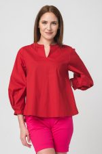 CAMASA CASUAL FEMEI RED S - imagine 5