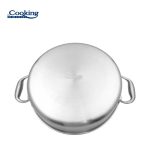 CRATITA INOX+CAPAC STICLA 26X7CM, 3.5L, ATOMIC3, COOKING BY HEINNER - imagine 4