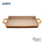 TAVA GRATAR ALUMINIU TURNAT 36 x 26.4 x 4 CM, - imagine 2