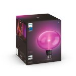 Bec LED RGB inteligent Philips Hue LG Ellipse, Bluetooth, E27,6.5W(60W), - imagine 3