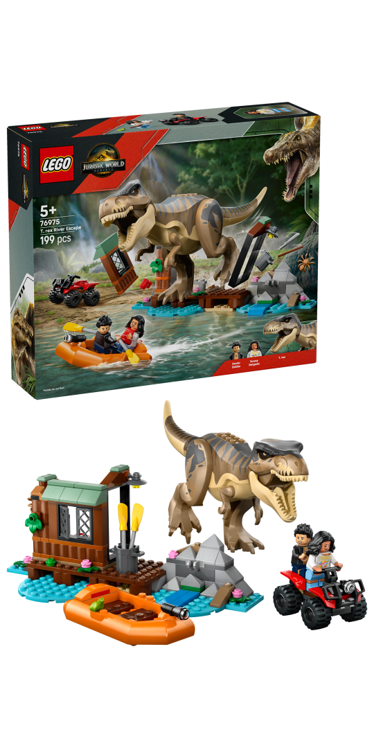 overlay_42cef2eefab871e544aed7af0596197f.png EVADARE PE RÂU DIN CALEA UNUI T. REX LEGO76975 - imagine 1
