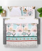 Lenjerie kingsize, bumbac,132 TC, Aria - imagine 2