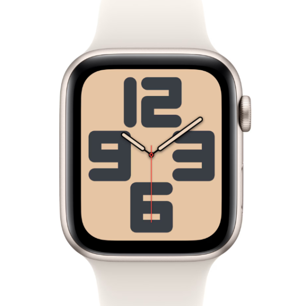 Apple Watch SE GPS 44mm Starlight Aluminium Case with Starlight