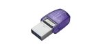 Memorie USB Kingston microDuo 3C 128 GB, USB 3.0, Purpuriu - imagine 2