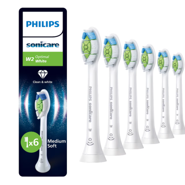 Rezerve Philips Sonicare Optimal White HX6066/87, pachet de 6 capete