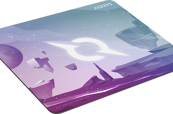 Mousepad AQIRYS Gravity Medium, fabricat din material din microfibra, dimensiuni
