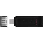 Memorie USB Kingston DataTraveler 70 256GB, USB Type-C, Negru - imagine 2