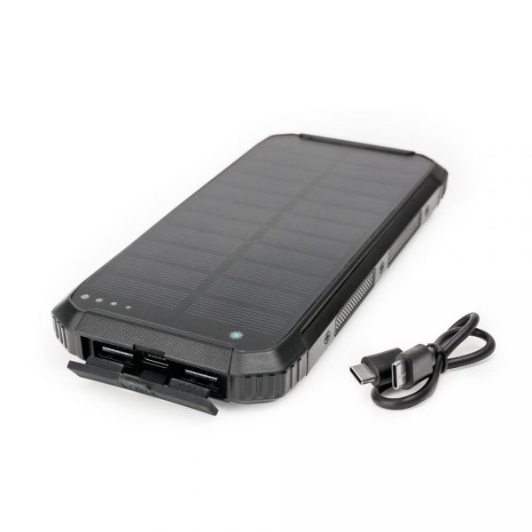 Acumulator extern 10000mAh Platinet cu incarcare solara, wireless 15W, 2X