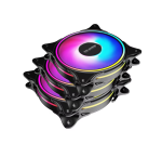Ventilatoare Carcasa PRO GAMING 4x120mm ARGB NEGRU - imagine 4