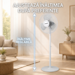 VENTILATOR CU PICIOR HEINNER HSF-M50WH - imagine 10