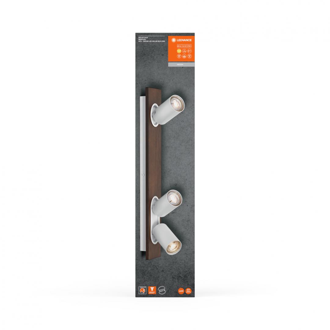 overlay_454fc0d3381966480d1100b255919635.jpg Spot LED triplu ajustabil Ledvance DECOR MERCURY, 3xGU10, 3x3.4W, 690 - imagine 1