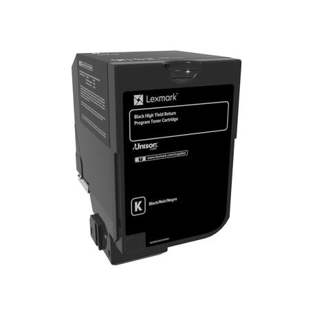 Toner Lexmark 74C2HK0, black, 20 k, CS720de / CS720dte /