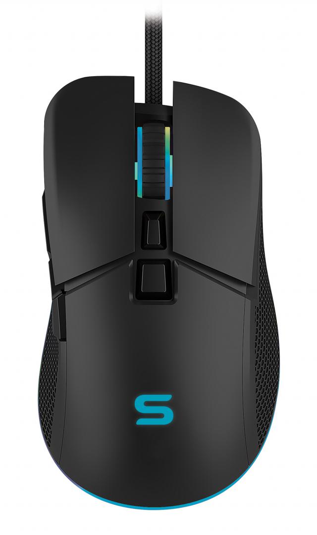 overlay_45c641f09a7fc8f5331fa7300c54f19d.jpg Mouse gaming Serioux Kayel, Senzor Sunplus 199, 800-6400 DPI, switch - imagine 1