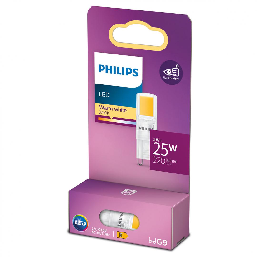 overlay_45d108f5dbf017dbfcc21e92d49002ff.jpeg Bec LED Philips, EyeComfort, G9, 2W (25W), 220 lm, lumina - imagine 1