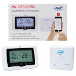 Termostat inteligent PNI CT36 PRO fara fir, WiFi 2.4GHz, control