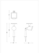 Spot LED solar pentru exterior cu spike Philips JIVIX, 1.4W, - imagine 3