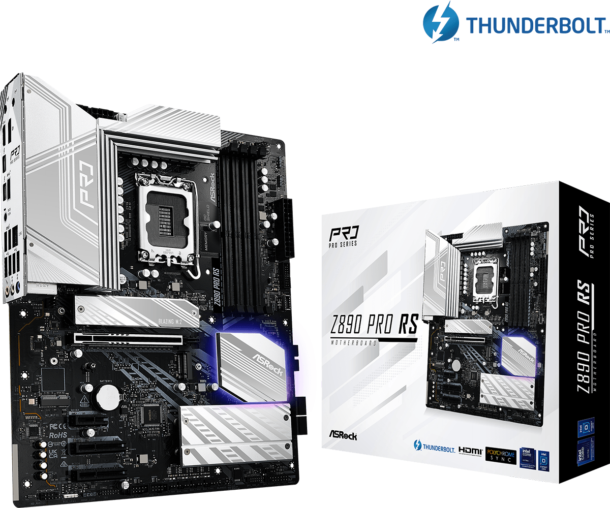overlay_4682285c635f6847c9ffbe6f02c5cc5c.png Placa de baza ASRock Z890 Pro RS, Socket 1851, DDR5, - imagine 1