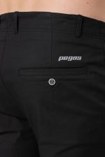 PANTALONI SCURT CASUAL BARBATI BLACK S - imagine 8