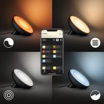 Lampa LED RGB Philips New Hue Bloom (gen4), Bluetooth, 7.1W, - imagine 4