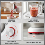 ROBOT DE BUCATARIE HEINNER HPM-1000WH - imagine 11