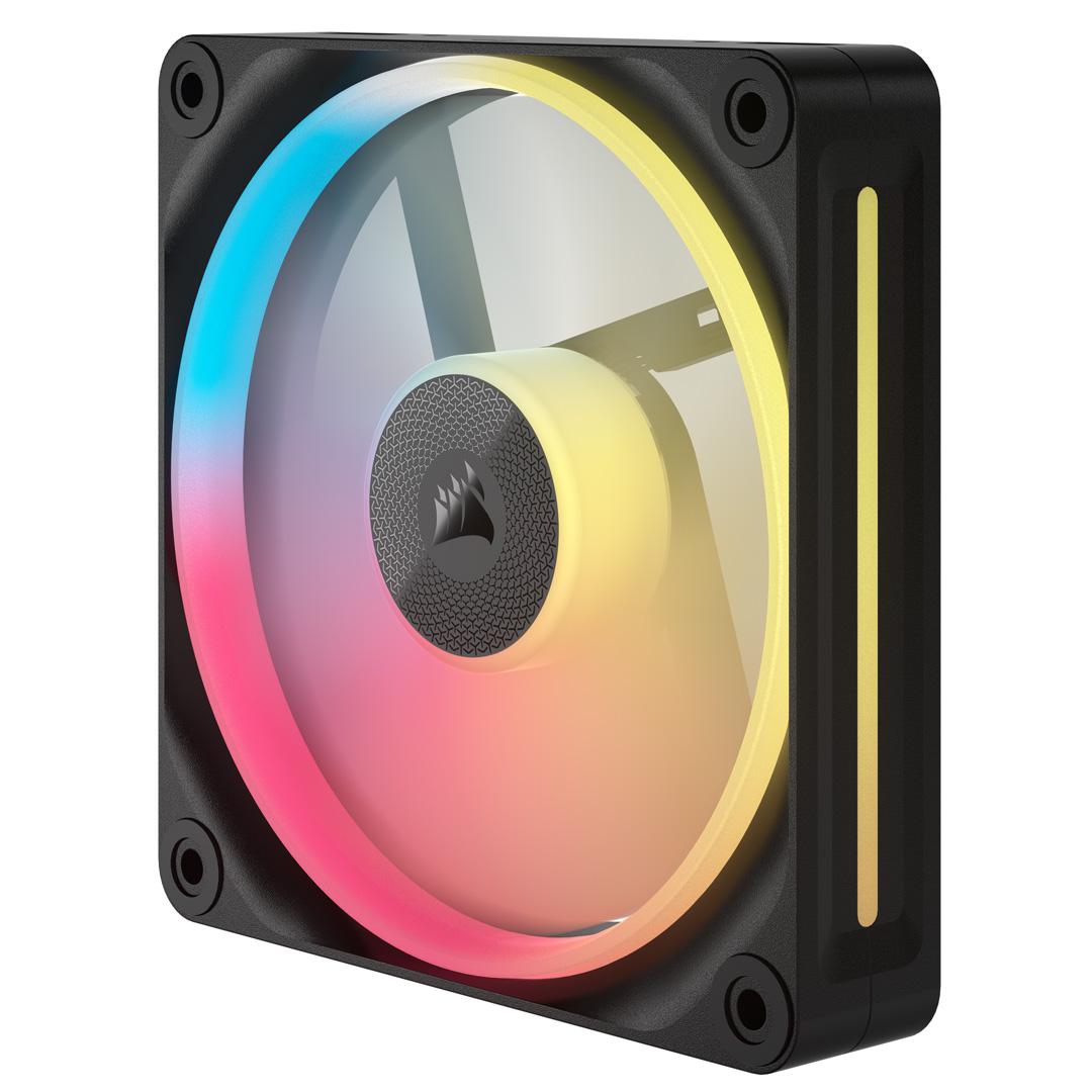 overlay_4854ad6f3fbbf820a8b8713d1fa45e61.jpg Ventilatoare Carcasa CORSAIR iCUE LINK LX120 REVERSE 1x120mm RGB NEGRU - imagine 1