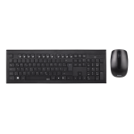 Kit Wireless tastatura si mouse HAMA Cortino, taste numerice, negru
