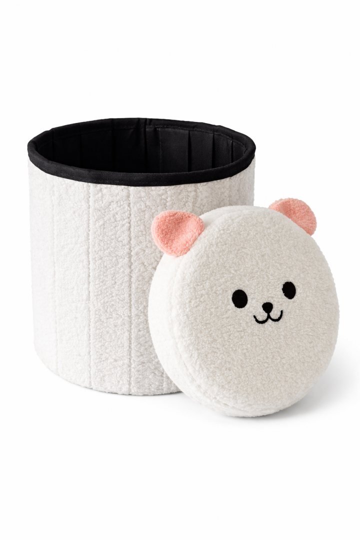 overlay_48edf48ad88777328c5ff797a5841490.png Taburet figurina urs Polar cu capac detasabil, 30x37.5 cm - imagine 1
