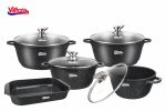 CRATITA ALUMINIU TURNAT 20x8.5CM, 2.6 L, CLASSIC, VANORA HOME - imagine 6