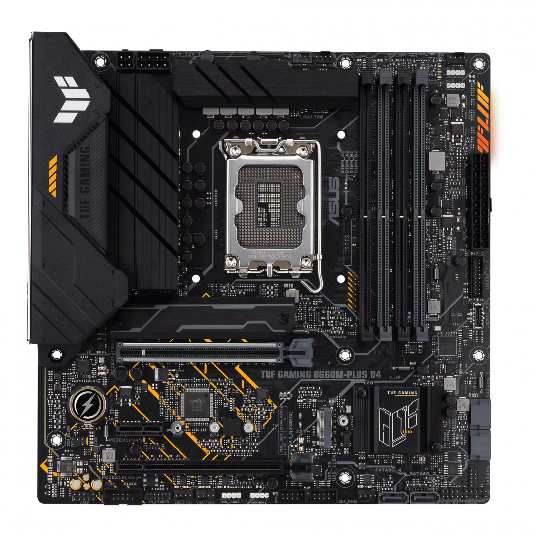 overlay_49886999ac0581264ceb8bebe234f152.png Placa de bază ASUS TUF GAMING B660M-PLUS D4 LGA1700 - imagine 1