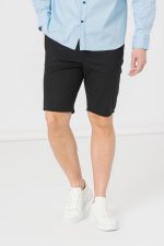 PANTALONI SCURT CASUAL BARBATI BLACK M - imagine 8