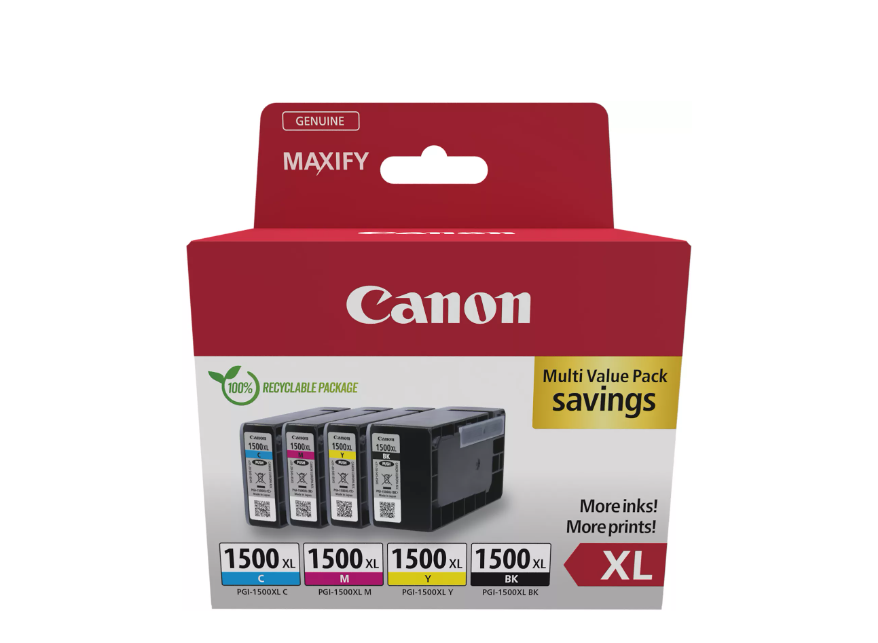 overlay_4a80228f2d6d67c64efeaf83a611d5b5.png CANON Pachet cartuse cerneala PGI-1500XL multipack, capacitate: black (1020 pages), - imagine 1