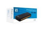 LevelOne FEU-0812 8-Port Fast Ethernet Switch, 130.7 x 52 x