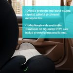 Scaun auto i-Size 100-150 cm , omologare  R129,cu isofix - imagine 8