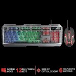 Kit Tastatura + Mouse Trust GXT 845 Tural Gaming, negru - imagine 2