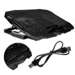 Stand Spacer notebook 17″ Gaming, sita metal, Airflow: 72CFM, 2xfan