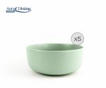 SET 5 BOLURI CEREALE CERAMICA 16 CM, YVONNE, ART OF