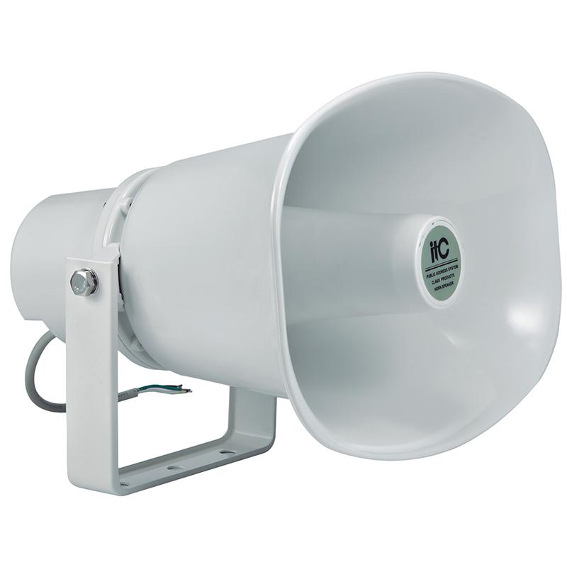 overlay_4cd9bdd480d75c6c5efd48e90ec55036.jpeg Goarna pentru exterior (waterproof horn speaker) ITC T-720A, pentru sisteme - imagine 1
